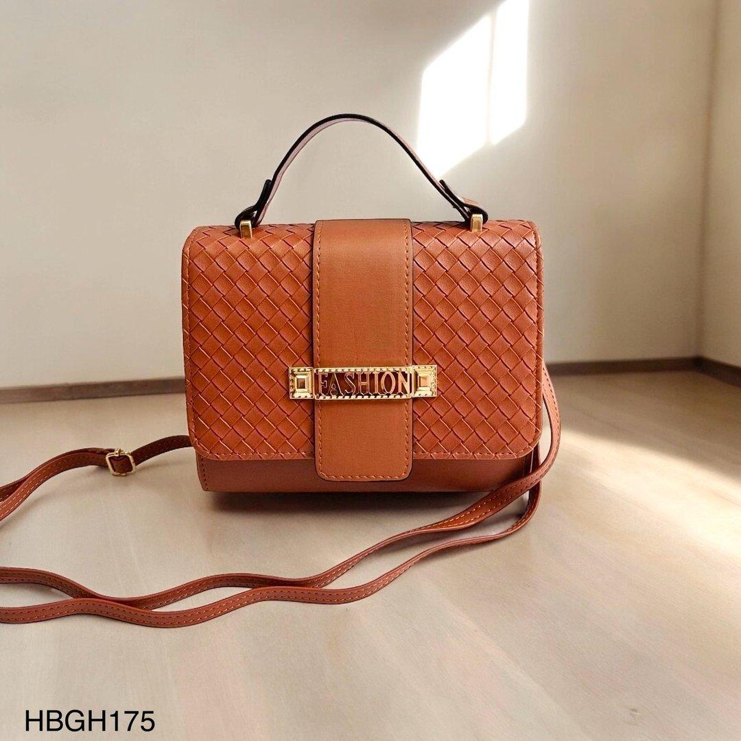 HBGH175 QWZ Fashion Metallic Buckle Hand Bag