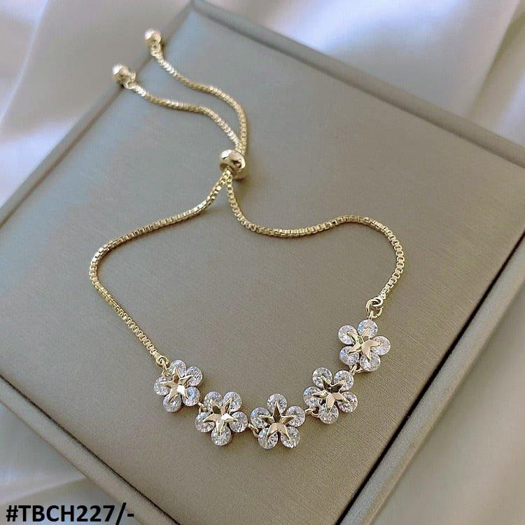 TBCH227 XST Star Flower Chain Bracelet Adjustable
