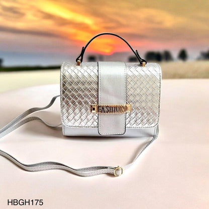 HBGH175 QWZ Fashion Metallic Buckle Hand Bag