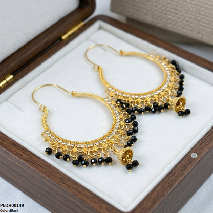 PEDH00149 SDQ Kashmiri Jhumka Earring - PEDH