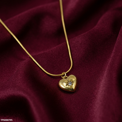 TPSH00795 MSJ Stainless Steel Heart Pendant - TPSH