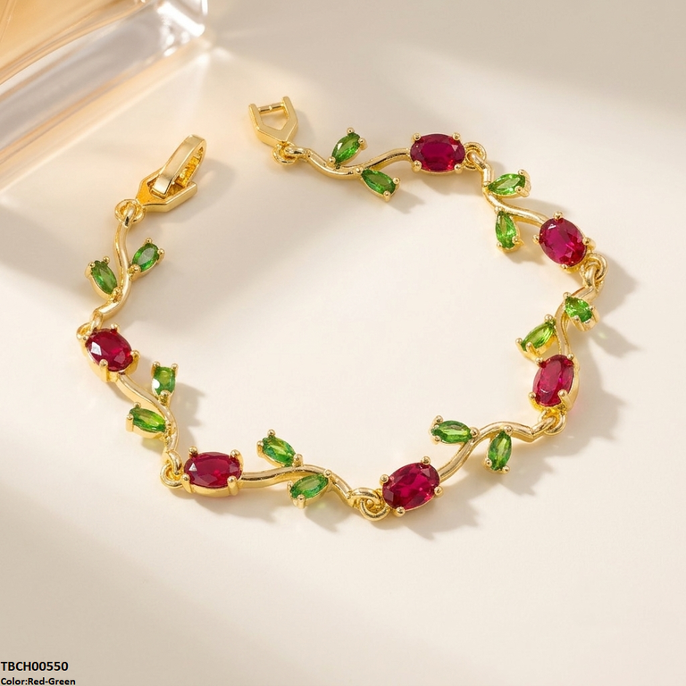 TBCH00550 MMJ Tulip Leaf Bracelet - TBCH