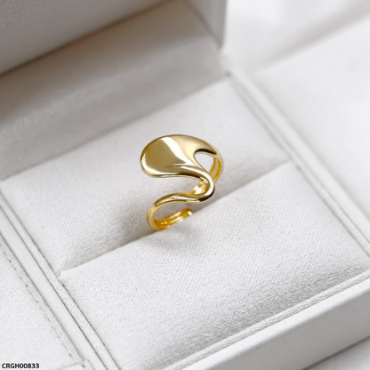 CRGH00833 NMS Wave Stainless Steel Ring Adjustable - CRGH