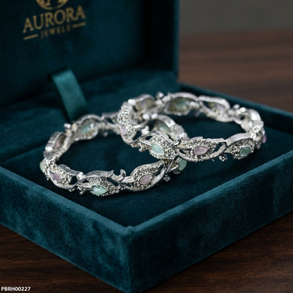 PBRH00227 AZM Tear/Leaf Bangles - PBRH