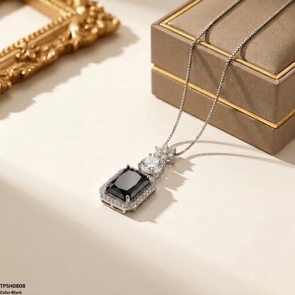 TPSH00808 MMJ Square Flower Pendant - TPSH