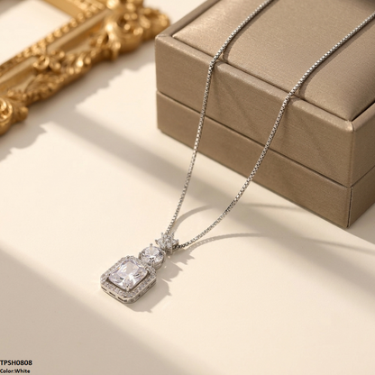 TPSH00808 MMJ Square Flower Pendant - TPSH