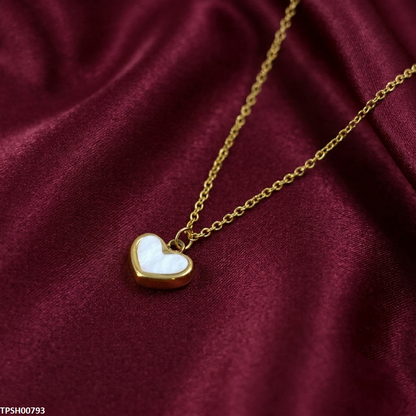 TPSH00793 MMJ Stainless Steel Heart Pendant - TPSH