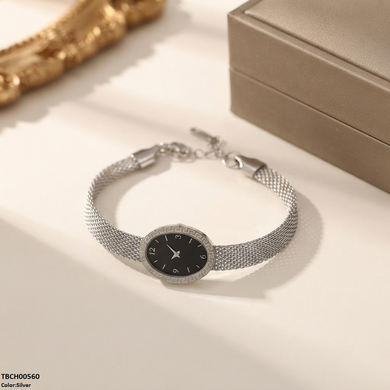 TBCH00560 ALQ Stainless Steel Oval watch Bracelet - TBCH