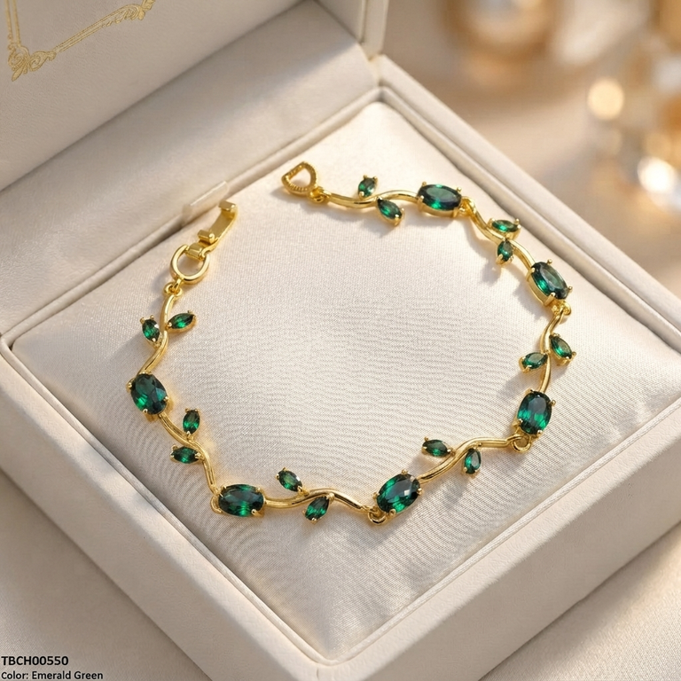 TBCH00550 MMJ Tulip Leaf Bracelet - TBCH
