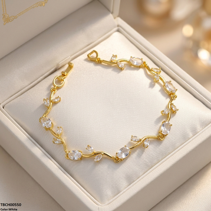 TBCH00550 MMJ Tulip Leaf Bracelet - TBCH