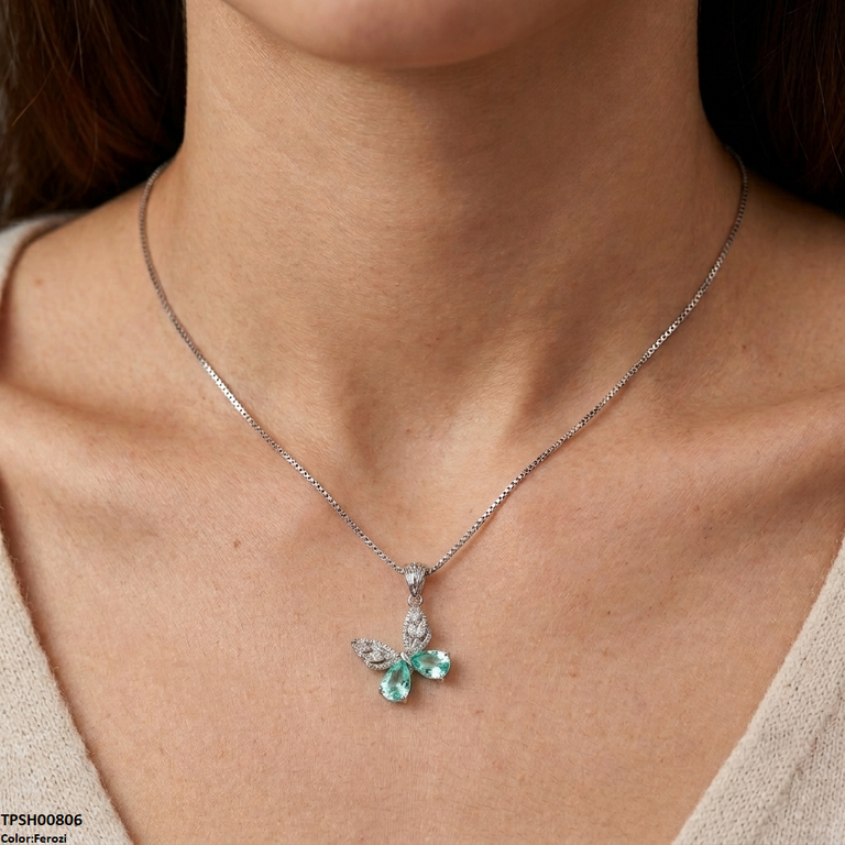 TPSH00806 MMJ Butterfly Drop Pendant - TPSH
