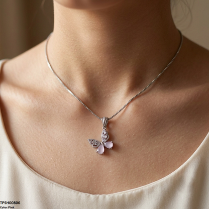TPSH00806 MMJ Butterfly Drop Pendant - TPSH