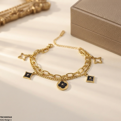 TBCH00564 ALQ Stainless Steel Star Bracelet - TBCH