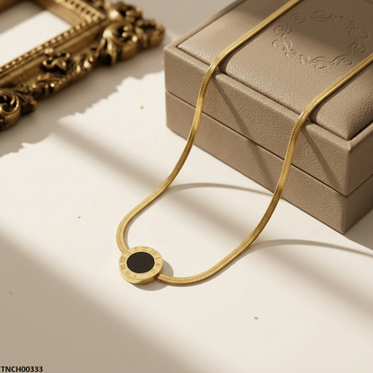 TNCH00333 MMJ Plain Round Necklace - TNCH