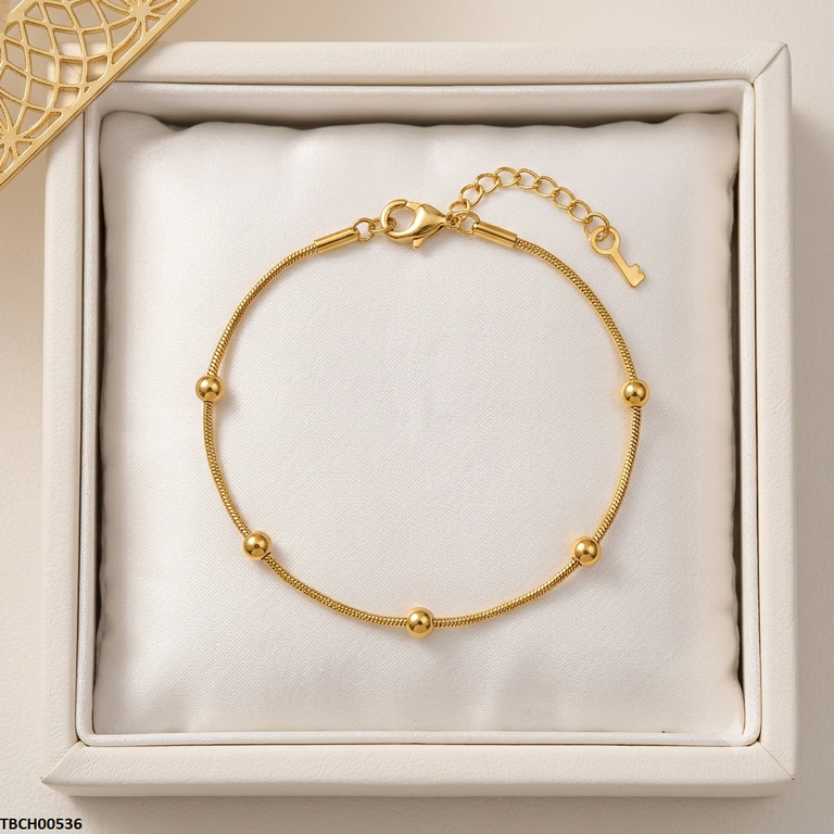TBCH00536 MMJ  Stainless Steel Round Bracelet - TBCH