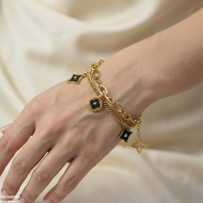 TBCH00564 ALQ Stainless Steel Star Bracelet - TBCH