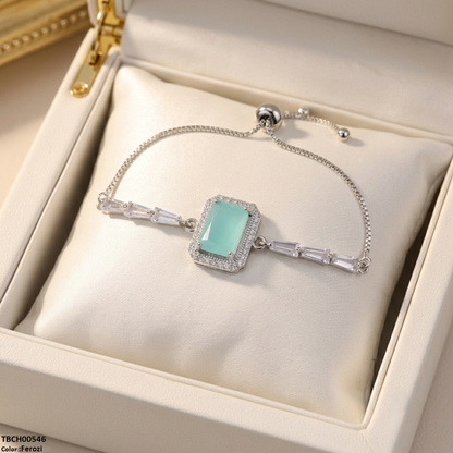 TBCH00546 MMJ Rectangle Bracelet Adjustable - TBCH
