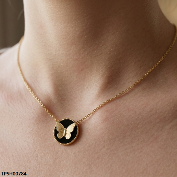 TPSH00784 MMJ Stainless Steel Butterfly Pendant - TPSH