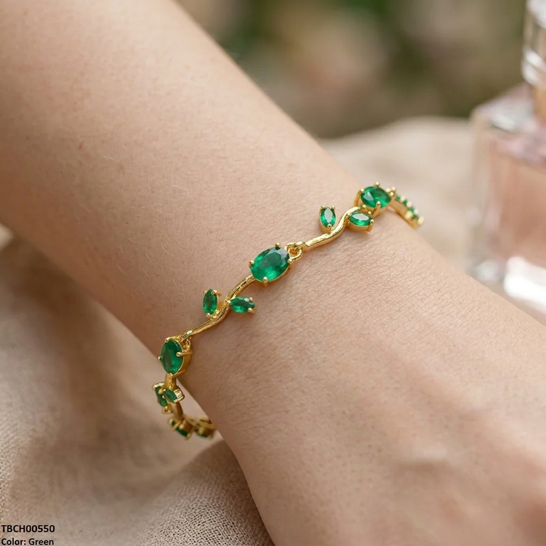 TBCH00550 MMJ Tulip Leaf Bracelet - TBCH
