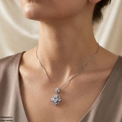 TPSH00815 MMJ Oval Heart Stone Pendant - TPSH