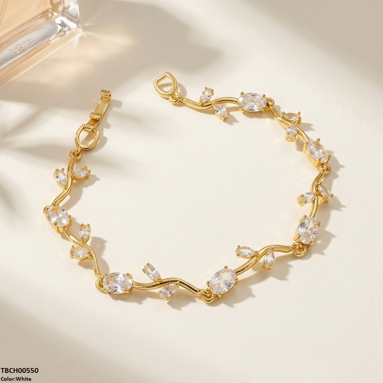 TBCH00550 MMJ Tulip Leaf Bracelet - TBCH