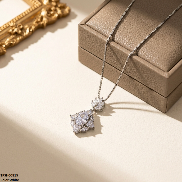 TPSH00815 MMJ Oval Heart Stone Pendant - TPSH