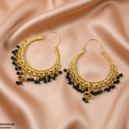 PEDH00149 SDQ Kashmiri Jhumka Earring - PEDH