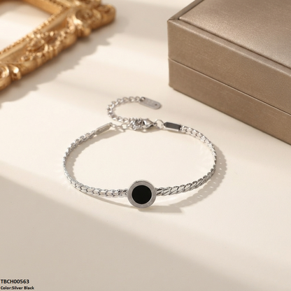 TBCH00563 ALQ Stainless Steel Round Plain Bracelet - TBCH