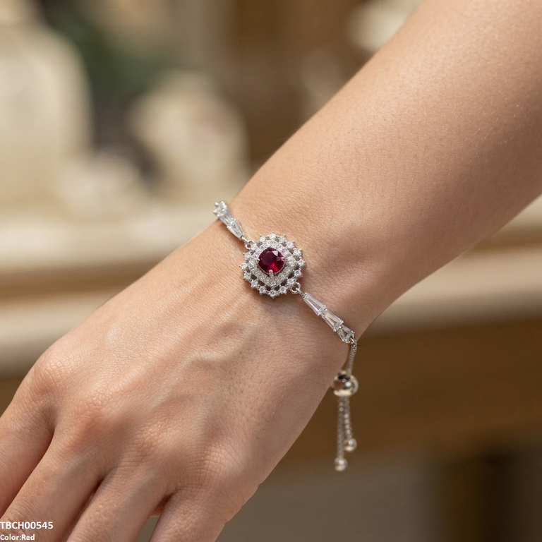 TBCH00545 MMJ Flower Bracelet Adjustable - TBCH