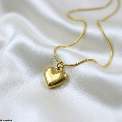 TPSH00796 MMJ Stainless Steel Heart Pendant -TPSH