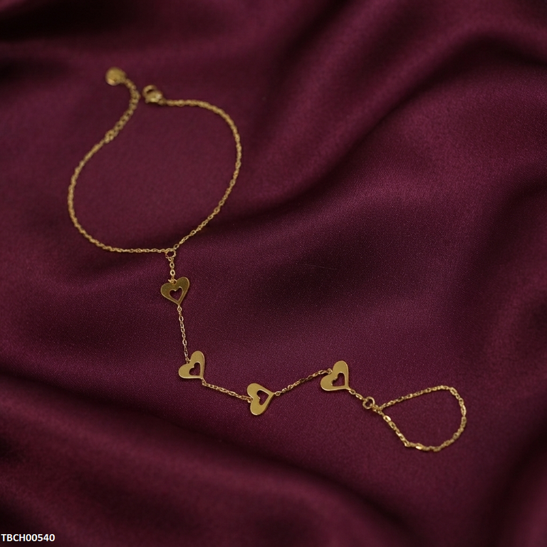 TBCH00540 MMJ Stainless Steel Heart Bracelet - TBCH