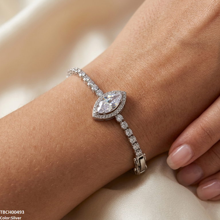 TBCH00493 DNG Marquise Stone Bracelet Adjustable - TBCH