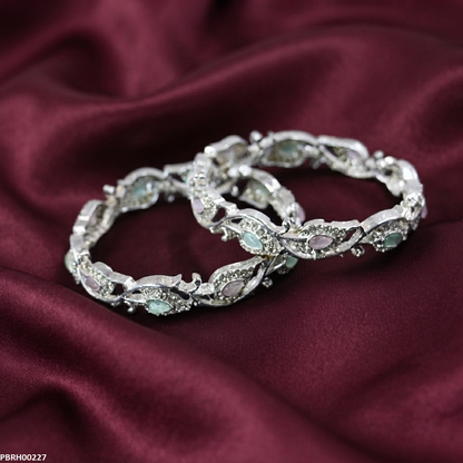 PBRH00227 AZM Tear/Leaf Bangles - PBRH