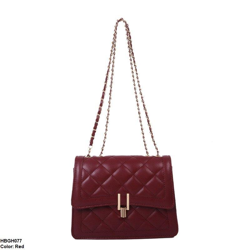 HBGH077 HMS Rhombus Chain Crossbody Bag