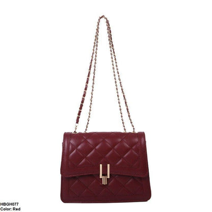 HBGH077 HMS Rhombus Chain Crossbody Bag