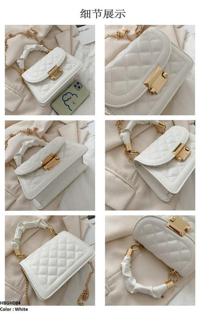 HBGH084 HMS Foreign Style Rhombus Chain Bag