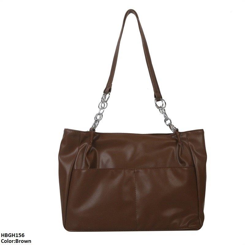 HBGH156 BBM Plain Leather Bag