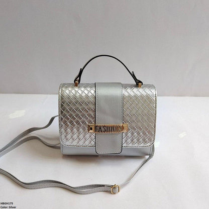 HBGH175 QWZ Fashion Metallic Buckle Hand Bag