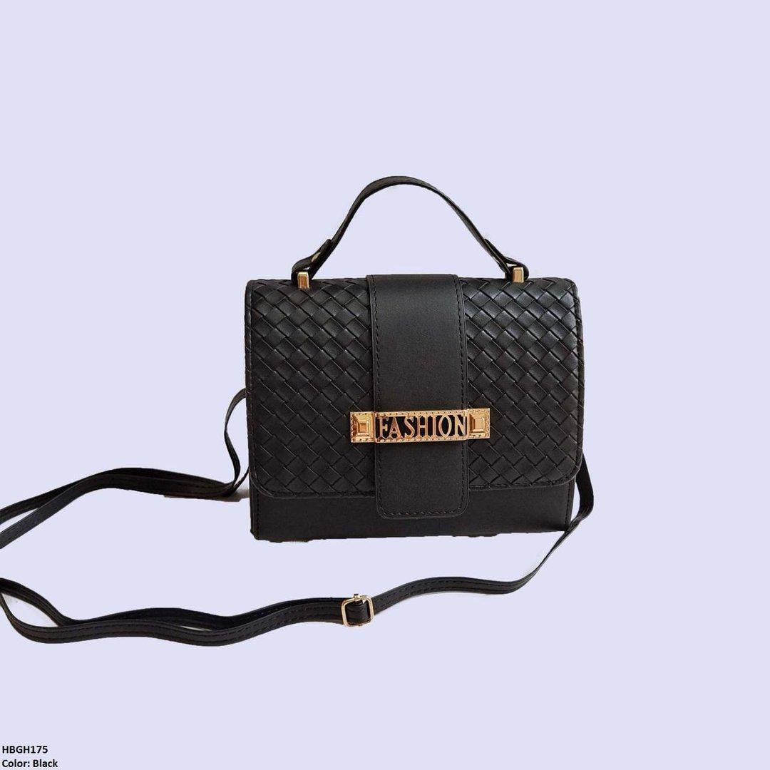 HBGH175 QWZ Fashion Metallic Buckle Hand Bag