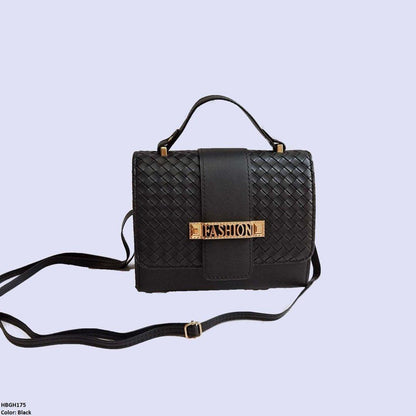 HBGH175 QWZ Fashion Metallic Buckle Hand Bag