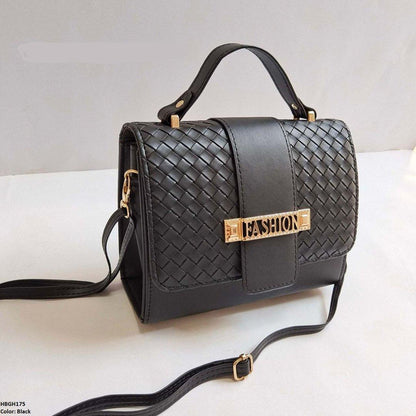 HBGH175 QWZ Fashion Metallic Buckle Hand Bag