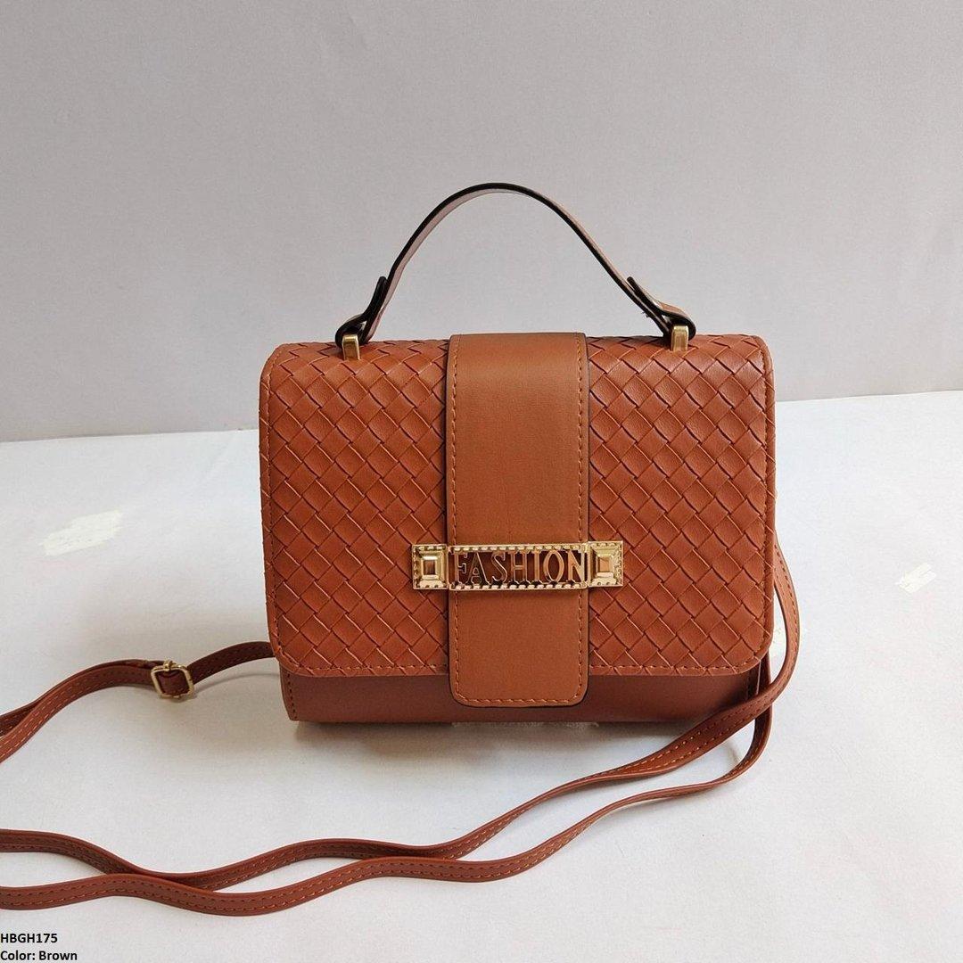 HBGH175 QWZ Fashion Metallic Buckle Hand Bag