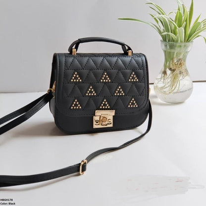 HBGH178 QWZ Mini Embroidery Square Hand Bag