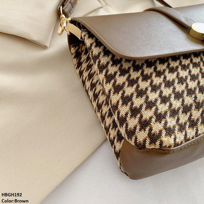 HBGH192 BBM Plain leather Bag