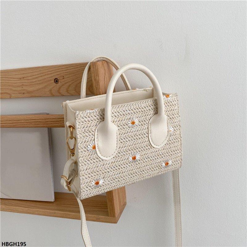 HBGH195 BBM Flower Embroidery Mini Hand Bag