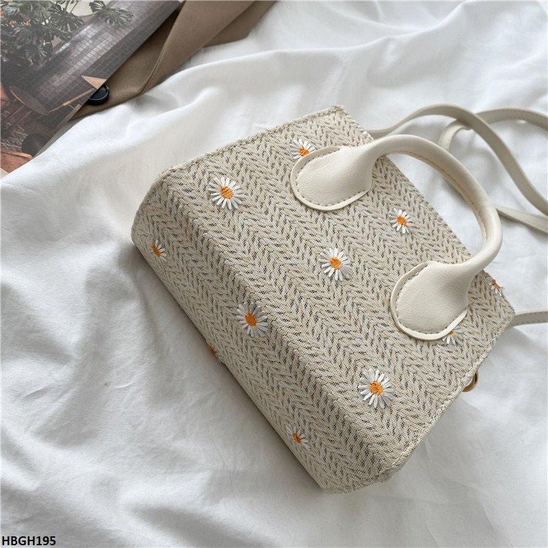 HBGH195 BBM Flower Embroidery Mini Hand Bag