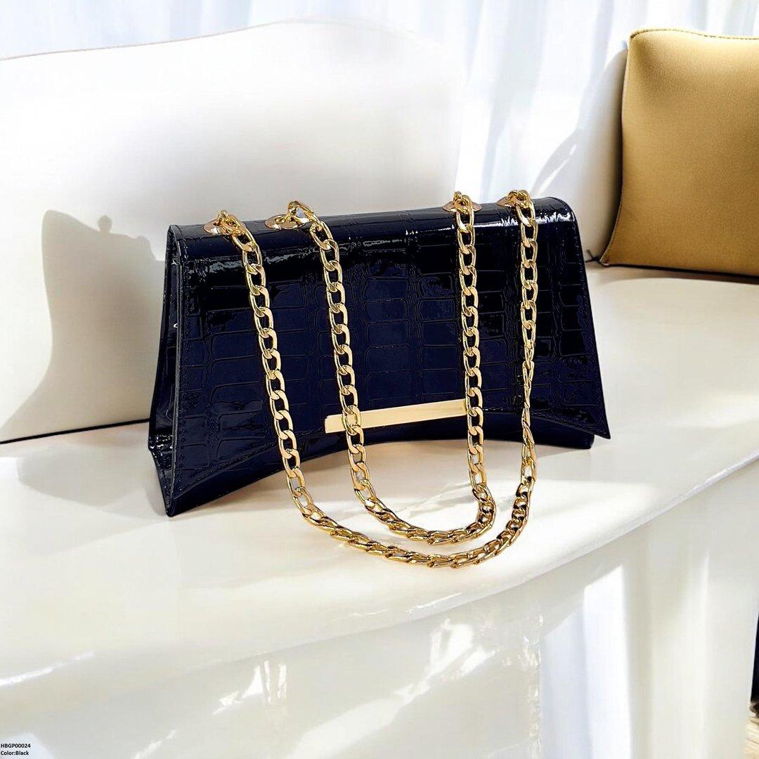 HBGP00024 Crocodile Pattern Ladies Hand Bag - HBGP