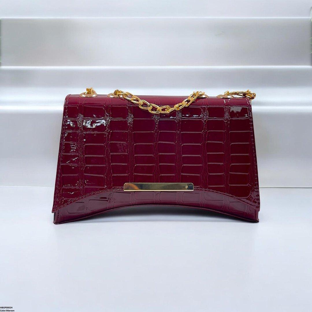 HBGP00024 Crocodile Pattern Ladies Hand Bag - HBGP