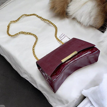 HBGP00024 Crocodile Pattern Ladies Hand Bag - HBGP