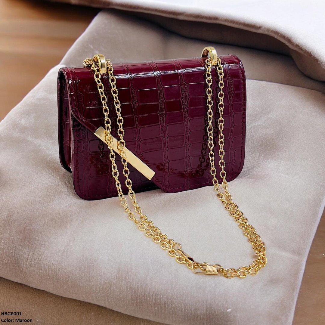 HBGP001 Cut Shaped Ladies Hand Bag - HBGP